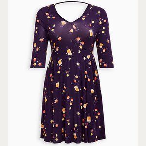 Torrid SKATER DRESS - SUPER SOFT DISNEY TANGLED LANTERN TOSS